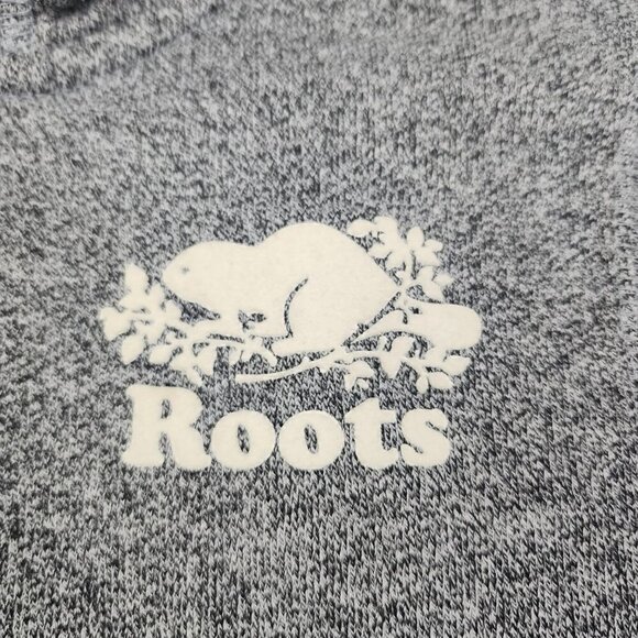 ROOTS Youth Original Full Zip Hoodie Salt & Pepper Boys XL - Picture 2 of 7